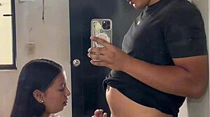 homemade fuck with fat colombian sister-in-law while girlfriend is away.