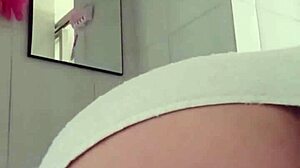 Mature Woman Strips In Shower