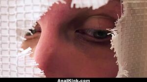 Stepson helps busty stepmom natasha nice in the shower