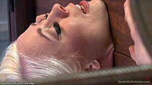 bound in wooden wall stock ass fucked