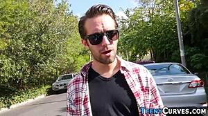 Can this horny teen suck your cock?