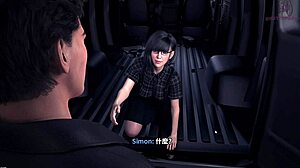 Freshwomen touch big tits in bedroom!