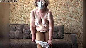 Mature Big Ass Shakes In New Panties Trying On From Busty Milf In Lingerie Pawg