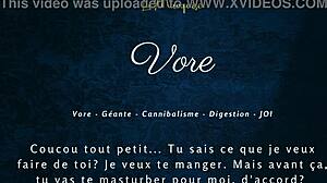 French Giantess Delivers Intense Jerk Off Instructions in Vore Audio