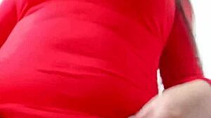 Slutty Latina Colombian Stepmother With Giant Cameltoe In Short Dress Masturbates For Her Stepson