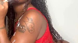 Keisha Minaj Sucks Stepbrother's Big Black Cock