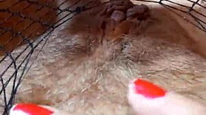 Greta Uses Net for Beautiful Mature Lady