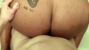 Does ebony stepdaughter fuck stepdad hard?