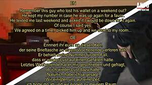 Straight bald guy asks for a favor from previous helper