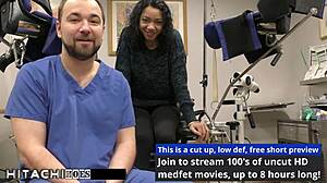 Freshman Yasmine Woods Gets Mandatory Hitachi Orgasm From Doctor Tampa In Hospital With Gloves And Vibrator