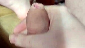 POV masturbation featuring big cock and feet in sunny solo session.