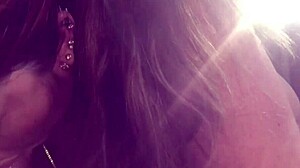 horny latina milf passionately sucks and licks dick!