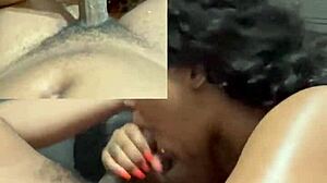 I love sucking this big fat ebony dick in my wet pussy