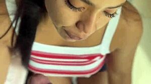 deep blowjob with my stepbrothers bbc -amateur couple- nysdel!