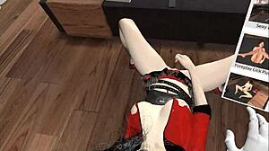 Lets Play Pornflix And Chill - Vr With Pussy, Shaved Brunette, Shaved Pussy, Hairless Action.