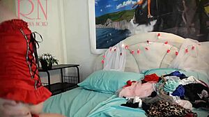 Housewife Strips Seductively?