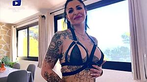 Tattooed Milf Fucked By Naughty Neighbor