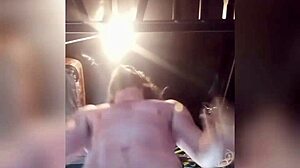 Working Out And Stroking Cock Until I Cum Multiple Times