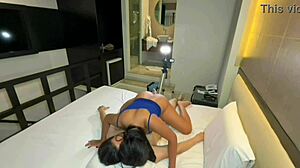 Husband Films Brazuca Fucking Me in Lingerie