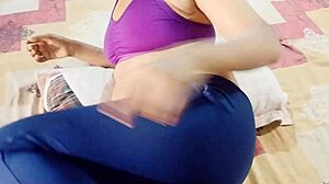 Bhabhi gets tight virgin ass fucked first time in doggystyle with anal creampie and gaping hole