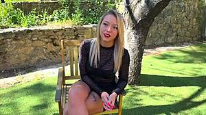 beautiful ashley licks and sucks her husband's cock before swallowing