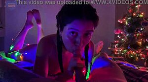 Stepsister Plays With Dick And Gives Best Blowjob