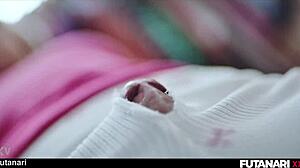 Birthday Girl Wishes To Grow Futa Cock And Fucks Her Best Friend - Shemale Cum On Pussy Trailer