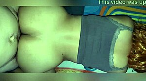 Latina prostitute moans emotionally as I fuck her bent over on balcony in doggystyle