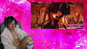 CORRUPTING YOU WITH EXOTIQFOX POV SOLO GOONER GIRL GOONING MASTURBATION.