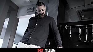 Italian house maid fucked by pervy boss in reality.