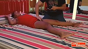 Will Alejandra enjoy this full body massage in casting?