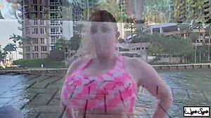 Hot ass Hollywood gets dicked hard by Rome Major in interracial sex.