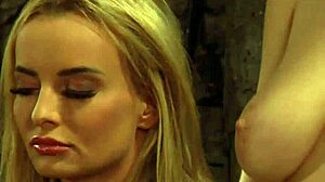 Horny dominant lesbian madame grapping big natural slaves tits