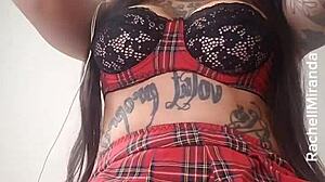 Rachell Miranda Guides Jerk Off Instructions, Cumming Milk In Her Little Ass