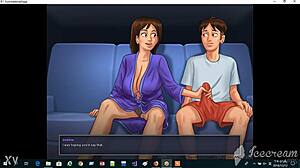 Why sit on the couch when debbie offers summertime saga sex instead?