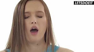 Busty czech teen, are you riding that tight pussy passionately?