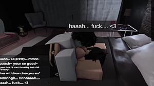 Claiming Her Big Ass in Roblox Game