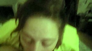 I'm laying on my belly and deepthroating this big cock so good