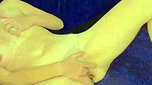 Horny milf Caroline uses toys on her wet pussy to orgasm