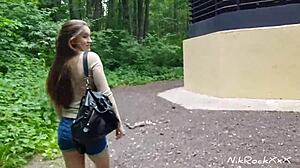Pickup In A Public Park Fucked A Teen 18+Ager In Anal Piss