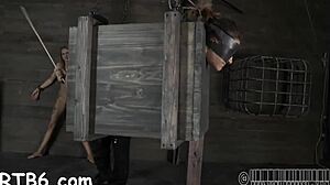 Wow, intense ball licking and sucking in sadomasochism!