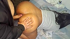 Latina Screams On Huge Dick