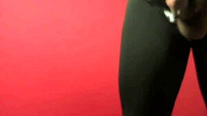 Brazilian beauty performs seductive striptease dance in homemade show