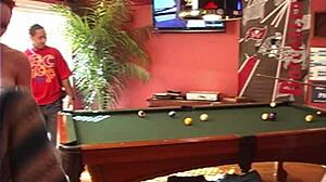 My step sister is pool hall slut