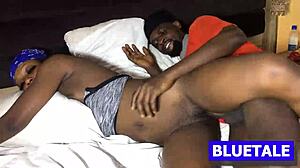 Chubby amateur rides hard, deepthroats, ejaculates with big clit in intense blowjob session!