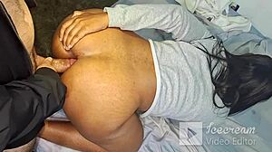 Latina Screams On Huge Dick