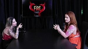 Redhead Slut Shows Huge Tits In Unusual Place