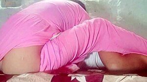 slim sexy girl cleaning house fucked hard by house owner