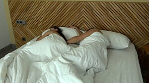 friend sits on boner