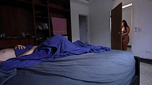 Bellattrix and her stepbrother in a secret taboo fucking session.